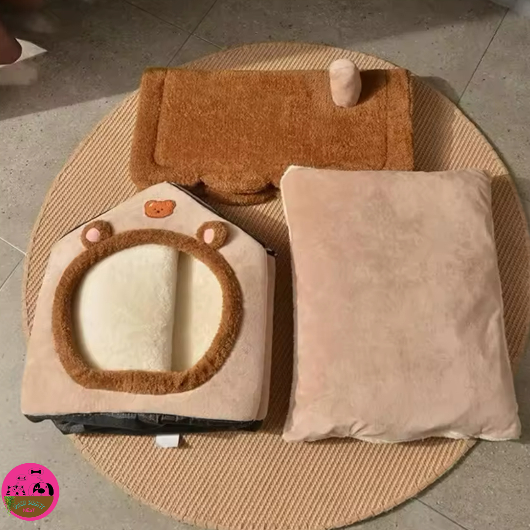 Nube de Sueños - Casita de Peluche para Mascotas en Varias Tallas