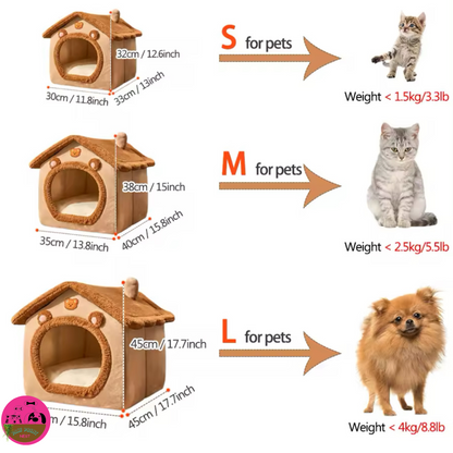 Nube de Sueños - Casita de Peluche para Mascotas en Varias Tallas